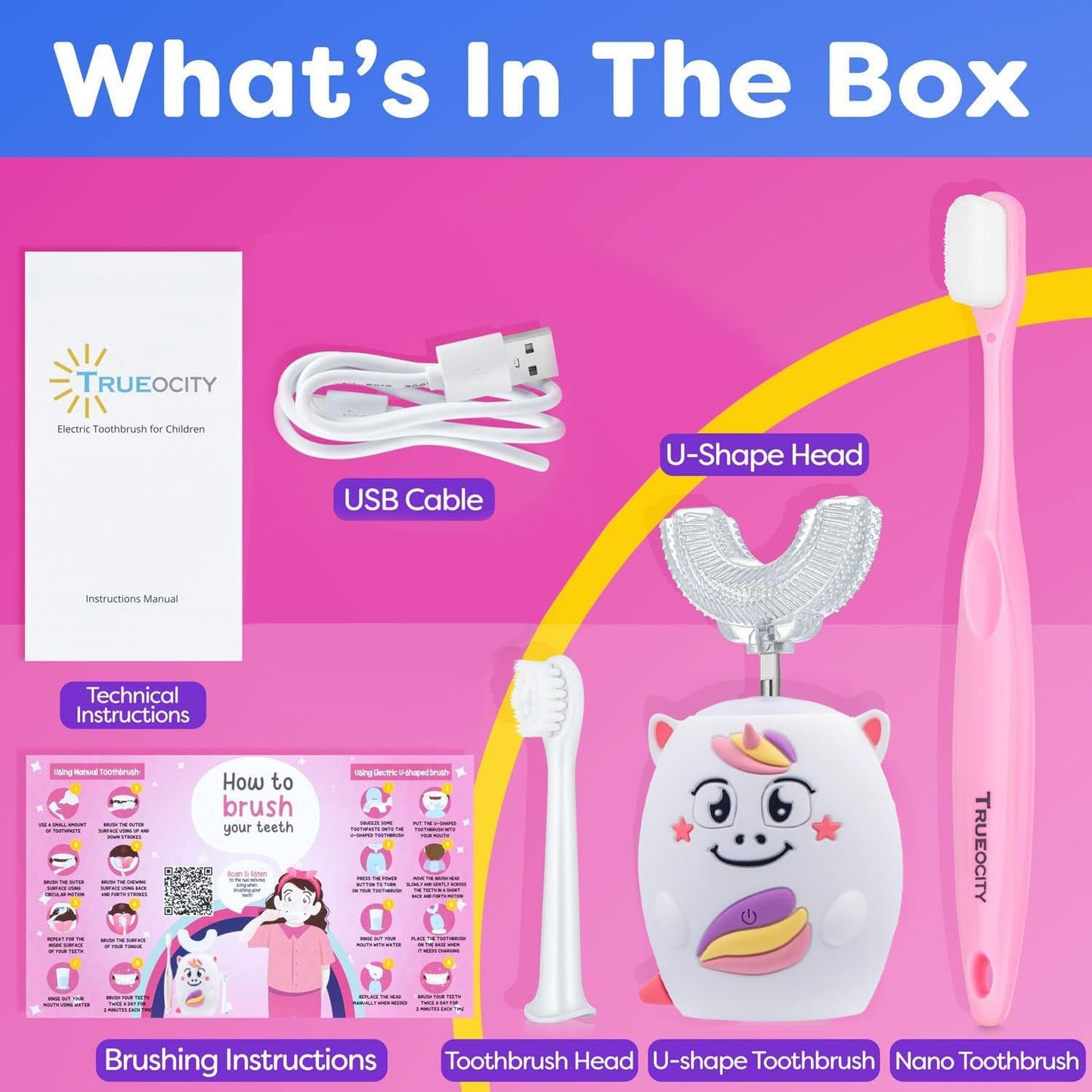 Kids U-Shape Electric Toothbrush