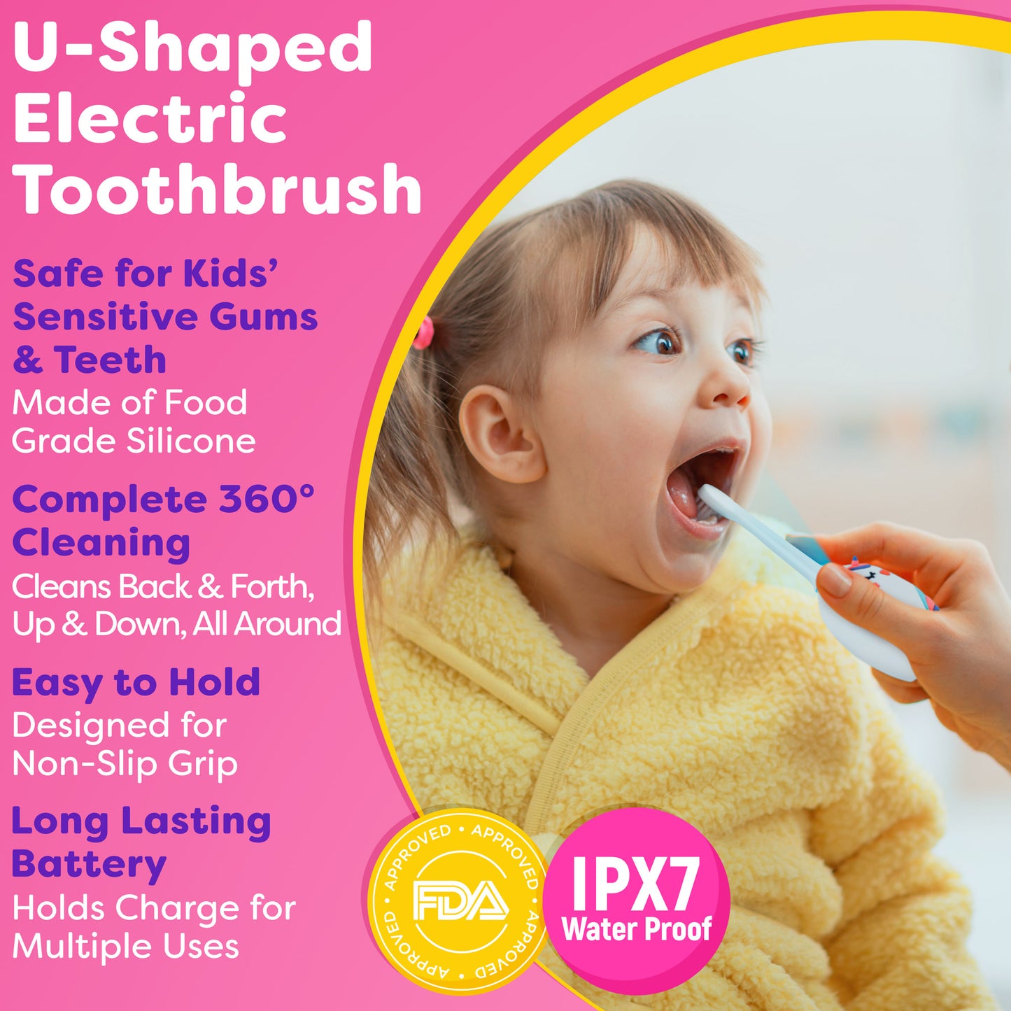 Kids U-Shape  Electric Toothbrush