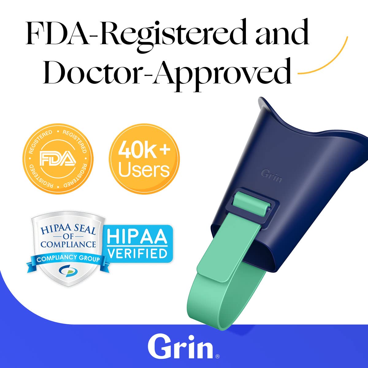 Grin Dental Scanner with Complimentary Consultation - (Watch The Video) Improved Dental Health Via Virtual Dental App Connected Directly To a Dentist from Home - FDA Registered