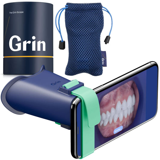 Grin Dental Scanner with Complimentary Consultation - (Watch The Video) Improved Dental Health Via Virtual Dental App Connected Directly To a Dentist from Home - FDA Registered